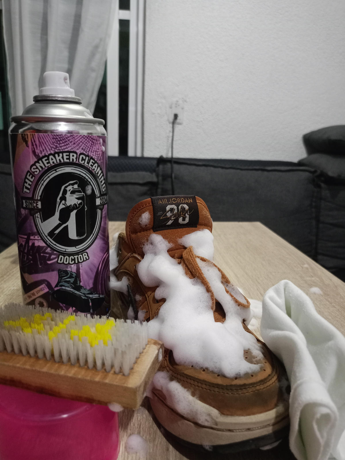 Espuma Limpiadora de Tenis